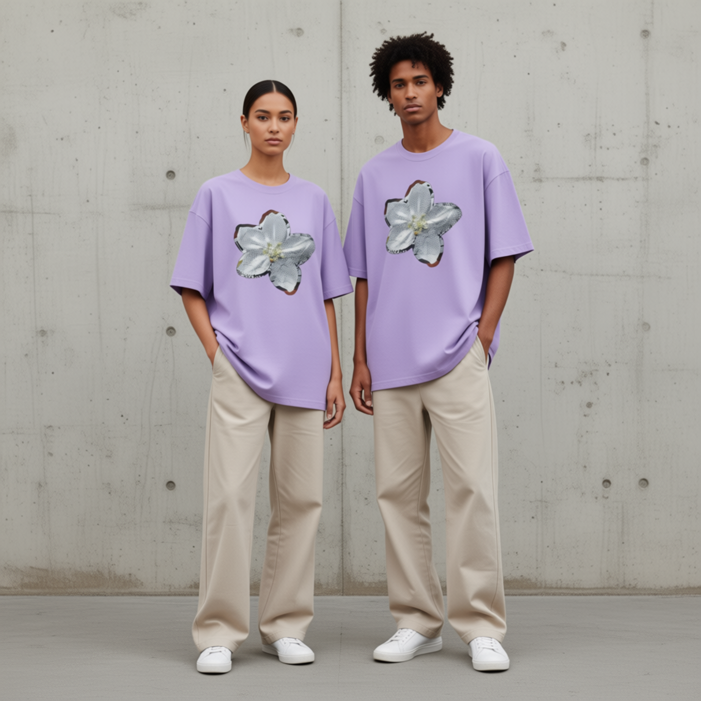 oversized art tee