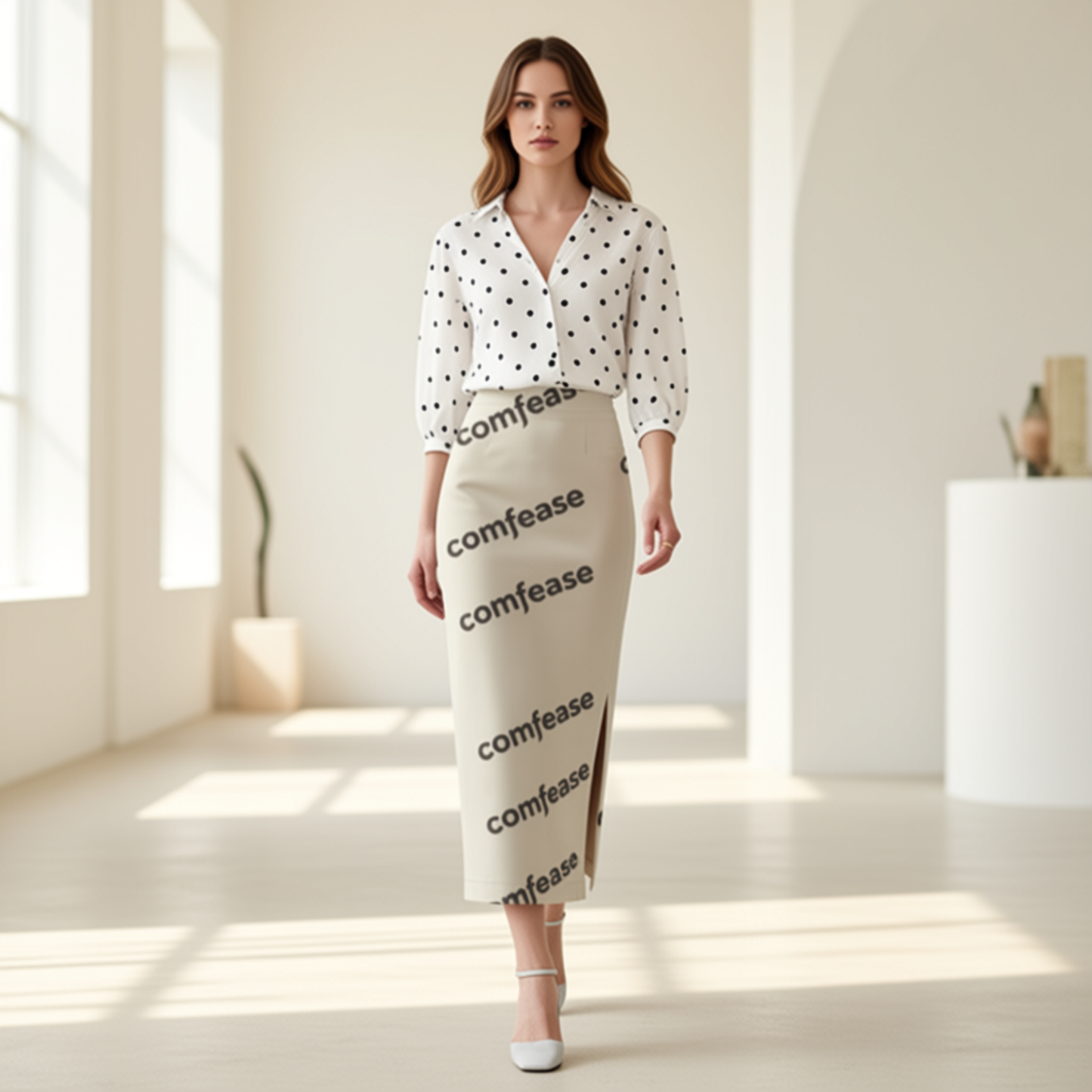 Aop Pencil Skirt