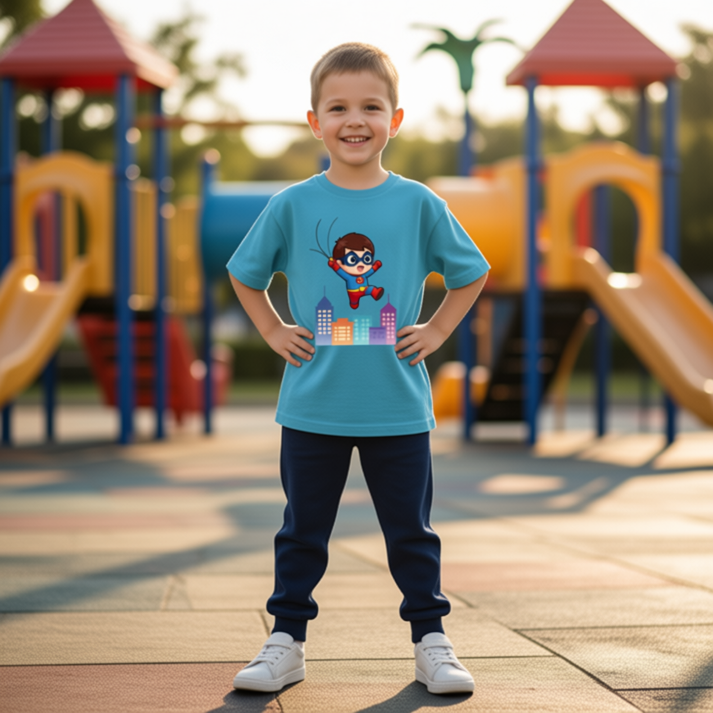 Boy's Crew Neck T-Shirt