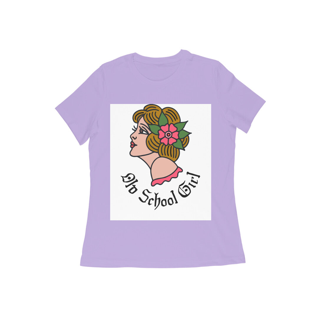 women tee old school