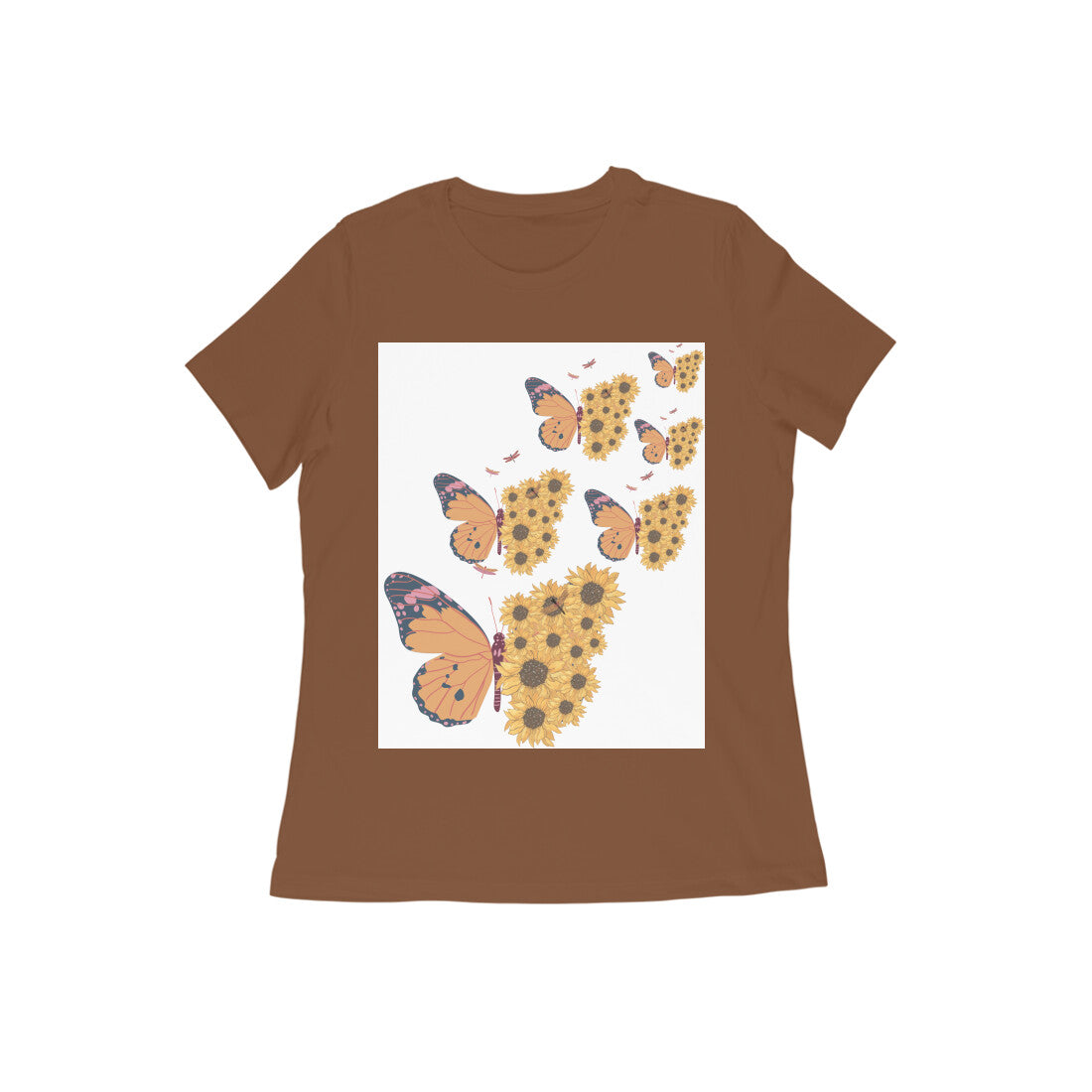women;s tee- butterfly